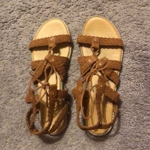 Brown Strapy Sandals
